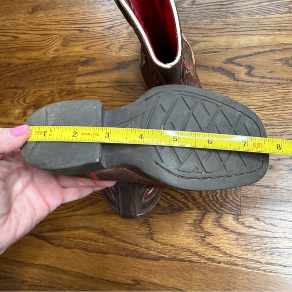 ARIAT Kids' QuickDraw Venttek Western Cowboy Boots with American Flag Size 9.5 - Picture 11 of 11